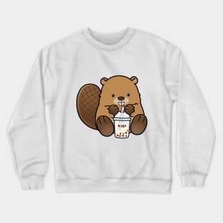 Boba Beaver! Crewneck Sweatshirt